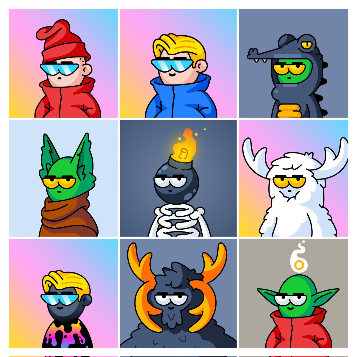 On February 18th, Just PFP Art unlocks a new era with a strictly limited DROP. 🎊

This is no longer just about art.
It establishes mission, narrative, and the official canon of an emerging world.

Exactly 188 new characters will be introduced, activating two new stories that