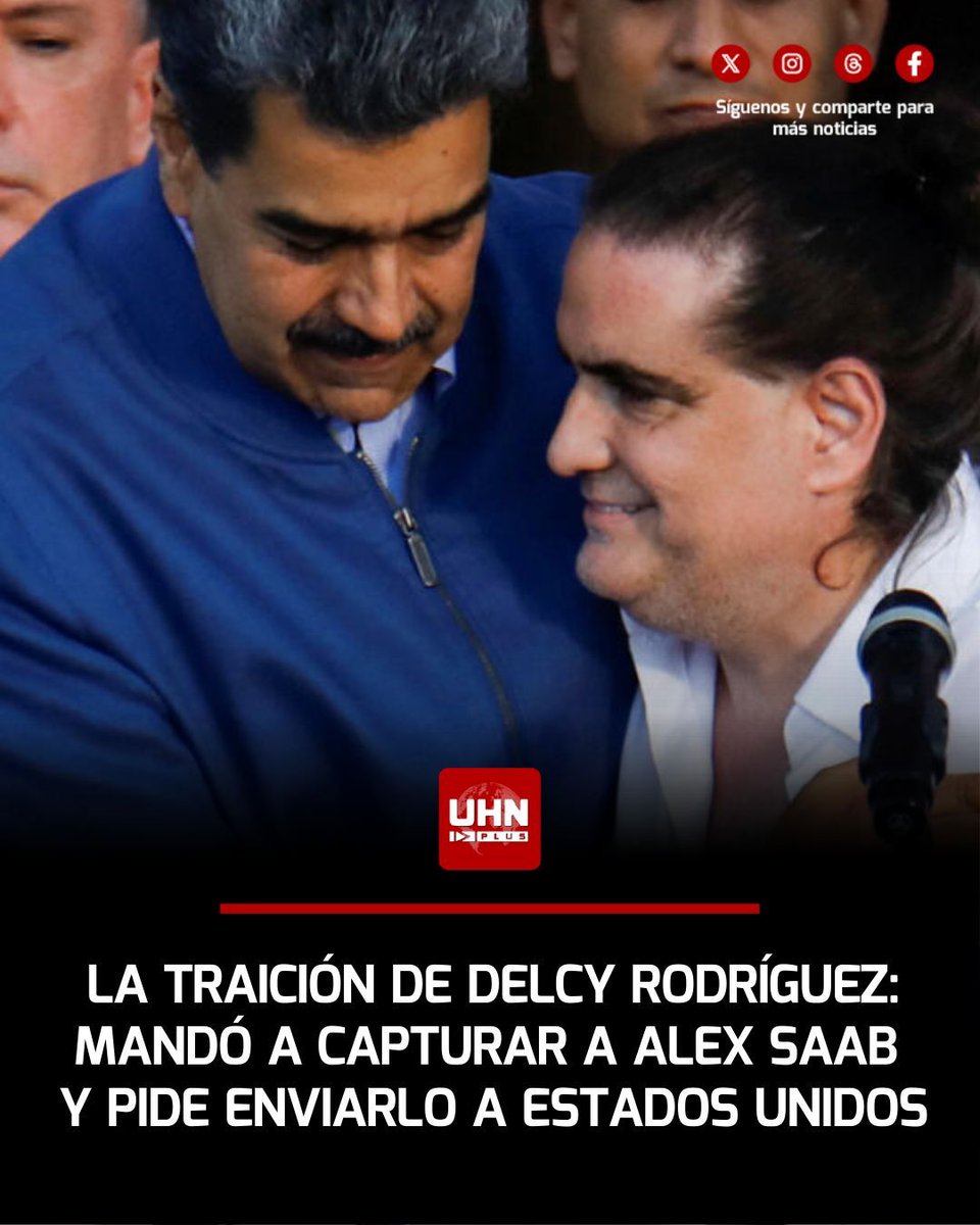UHN_Plus's tweet image. 🇻🇪‼️ | ÚLTIMA HORA — Por orden de Delcy Rodríguez, Alex Saab fue capturado en la madrugada del último martes. En un giro inesperado, el testaferro de máxima confianza de Nicolás Maduro está en poder del Servicio Bolivariano de Inteligencia Nacional de Venezuela. De acuerdo a…