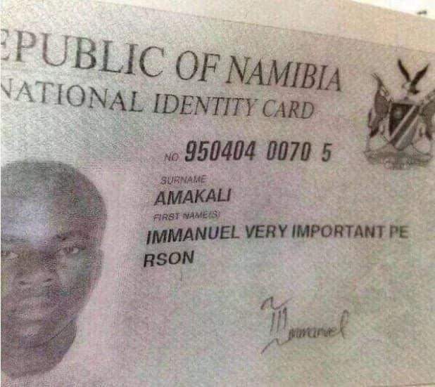 Sevenpips_7's tweet photo. @_benopaonyx1 Namibians passport names be doing stand-up comedy on their own 💀 https://t.co/zqbWxZvEHg