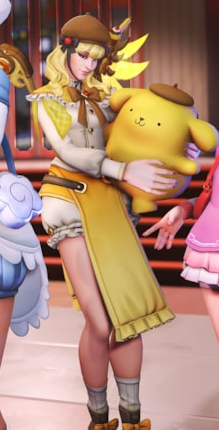 skiesti_'s tweet photo. VICTORY POSE OR EMOTE OF MERCY HUGGING POMPOMPURIN??? MY BABIESSSSS https://t.co/26UzI3oyIe