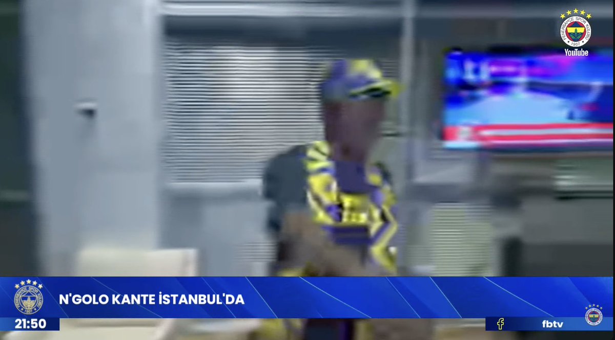 N'golo Kante'nin ilk görüntüleri.