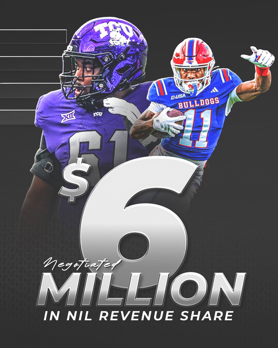 TheProtectUCrew's tweet image. This is what athlete representation looks like when it’s done the right way. 🔒📈 @MickensJay @DerekLagway1 

$6M negotiated in NIL revenue share . $1M in endorsements. 18/18 in the transfer portal. Every athlete found their HOME… and we’re just getting started! 

@DerekLagway