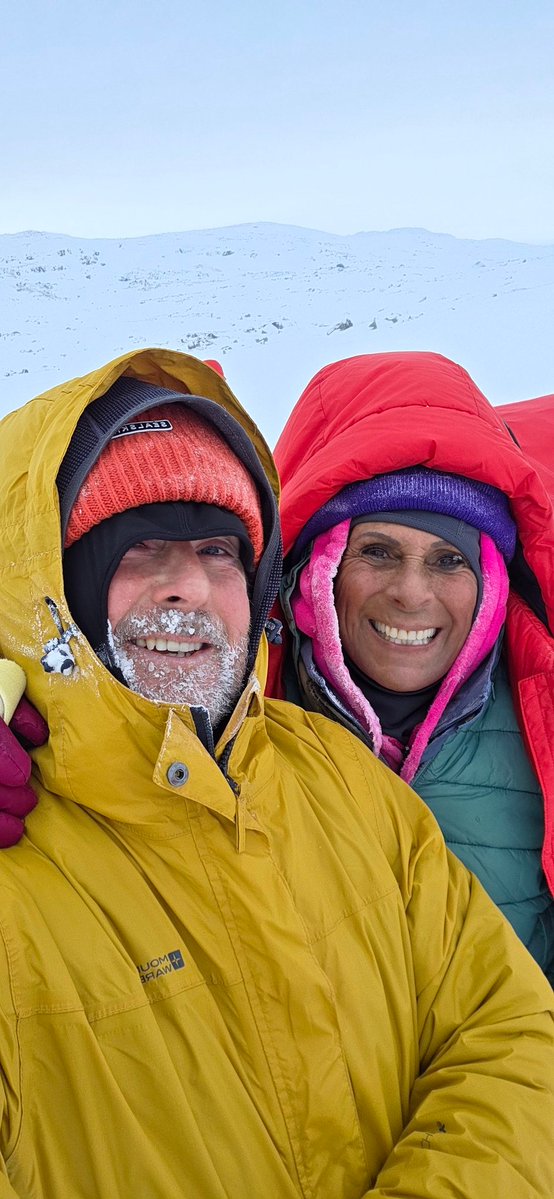 Just on a little stomp in the Arctic with the legend Fatima Whitbread as ye do . We are both fundraising for our respective charities we will be pooling our fundraiser efforts together and  the donations will go to both the SpeedoMick Foundation and Fatimas UK Campaign  both
