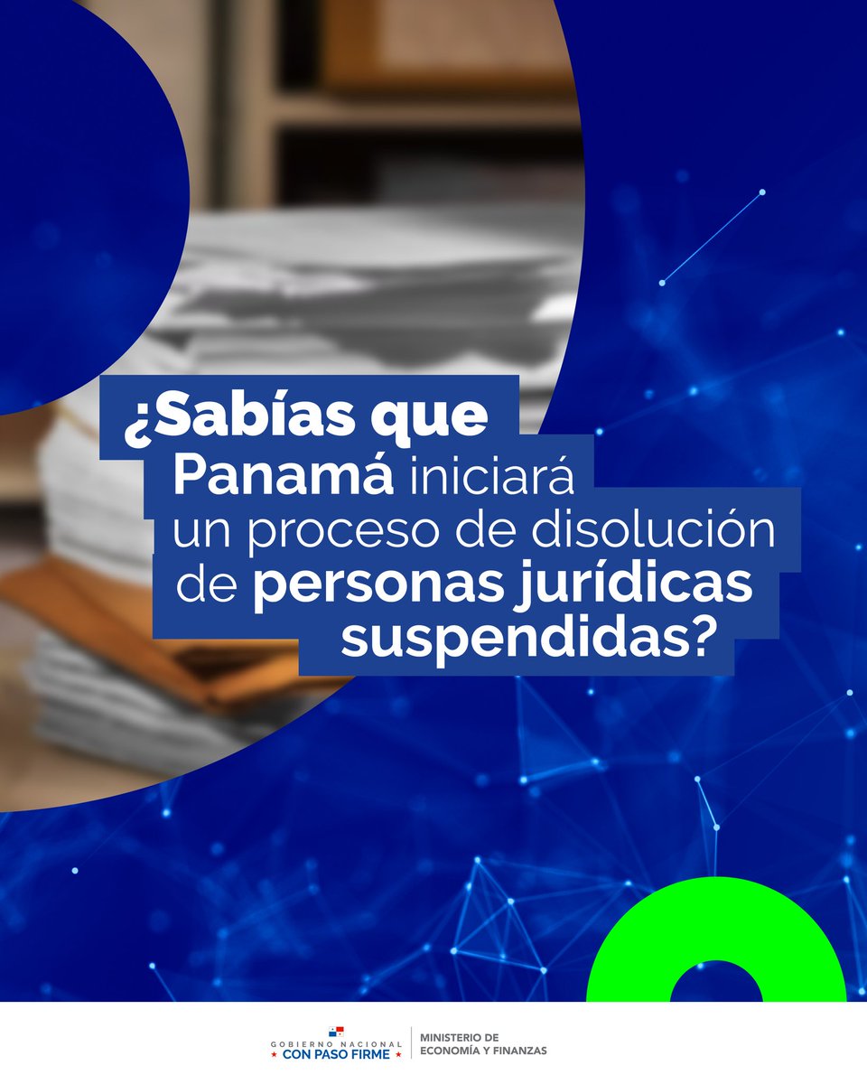 Mef_Pma's tweet photo. Conoce cómo se desarrollará el proceso de disolución de personas jurídicas suspendidas, que inicia el 27 de febrero. https://t.co/mp6ERAvDBA