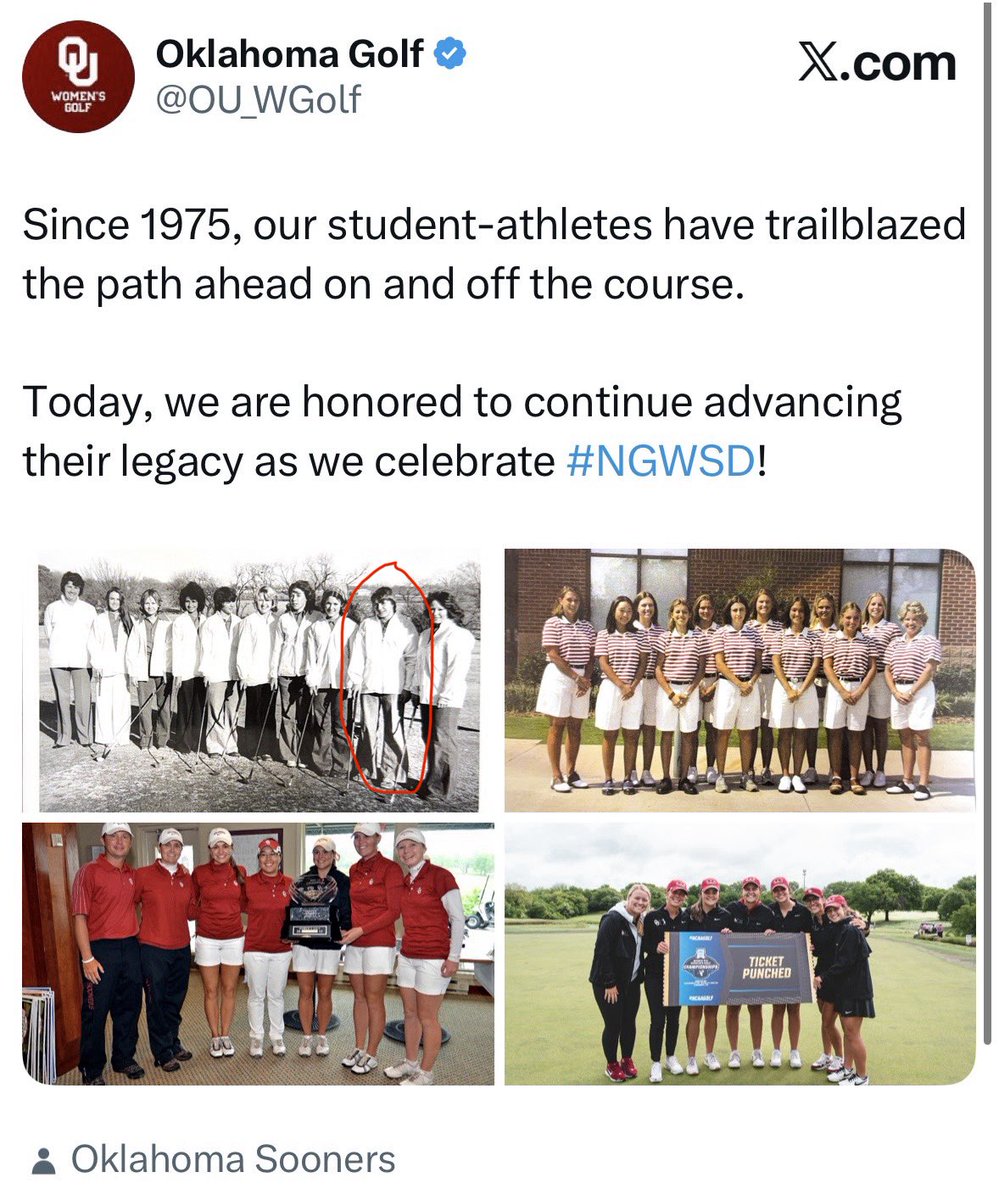 LaurenLea87's tweet photo. Trailblazer 🔥
Way to go @LindseyBar91423
#soonerborn https://t.co/8vhARXTI3k