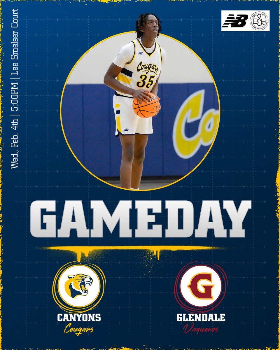 cocmensbball's tweet photo. HOME GAMEDAY
⏰ 5:00pm
📍Cougar Cage - Lee Smelser Court 
🆚 Glendale
#LetsGoCougs #Familoso https://t.co/anKjXh8oP1
