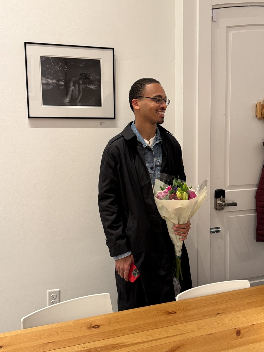 Me at the opening of my first group show outside of school