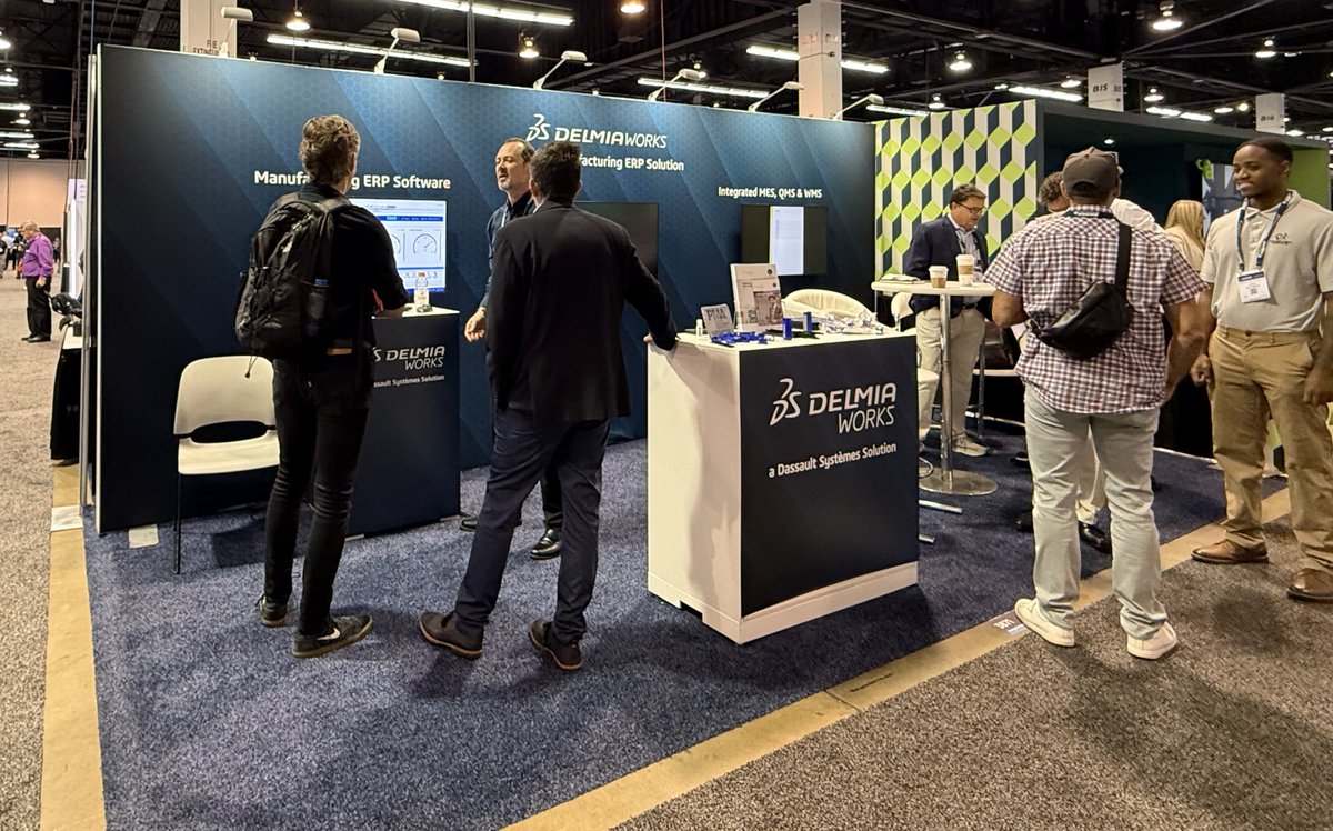 DELMIAWorks's tweet image. It's great seeing so many new and returning customers at MD&amp;amp;M West! Join us at Booth 3871 to learn how our DELMIAWorks ERP can help you navigate medical device manufacturing, supply chain &amp;amp; workforce challenges. go.solidworks.com/kcs 
#MDMWest #injectionmolding #medicaldevice