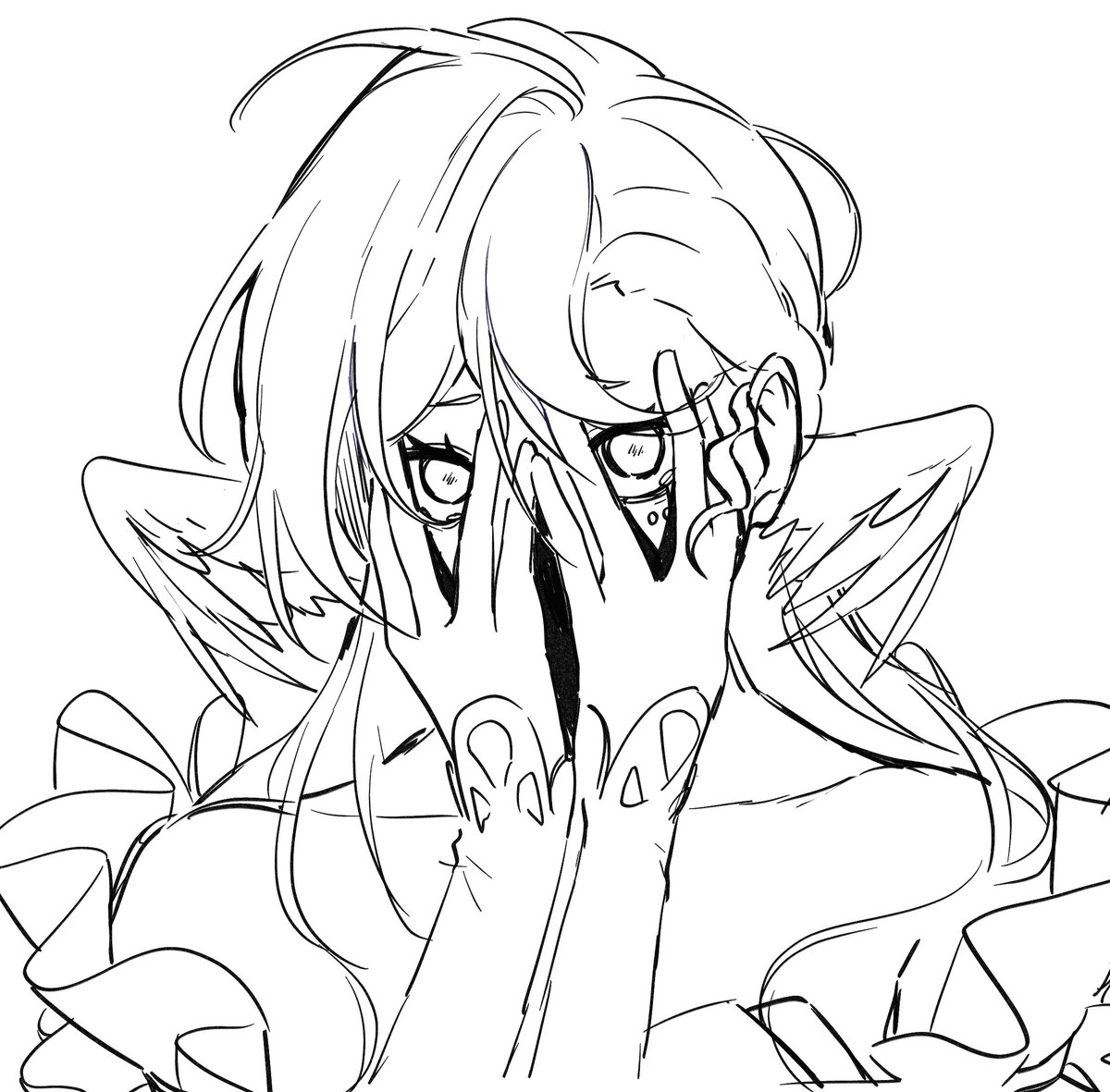 finally got back home. im so tired i need robin honkai star rail to suffer with me