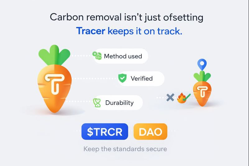 It’s easy to focus on removing carbon and forget about everything that comes after. Who keeps track of it? Who ensures the story doesn’t get distorted over time?

That’s what makes <a href="/jointracer/">Tracer</a> interesting. 

Instead of treating carbon removal like a finished transaction, it turns