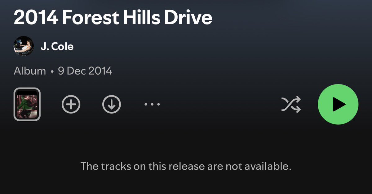 willfrost_'s tweet photo. @SpotifyCares I have had this issue for ages but with a new album out Friday I need it fixed otherwise I’ll have to switch to a DSP that actually lets me listen to the music I pay for 🫠 https://t.co/B5uXdDAh8L