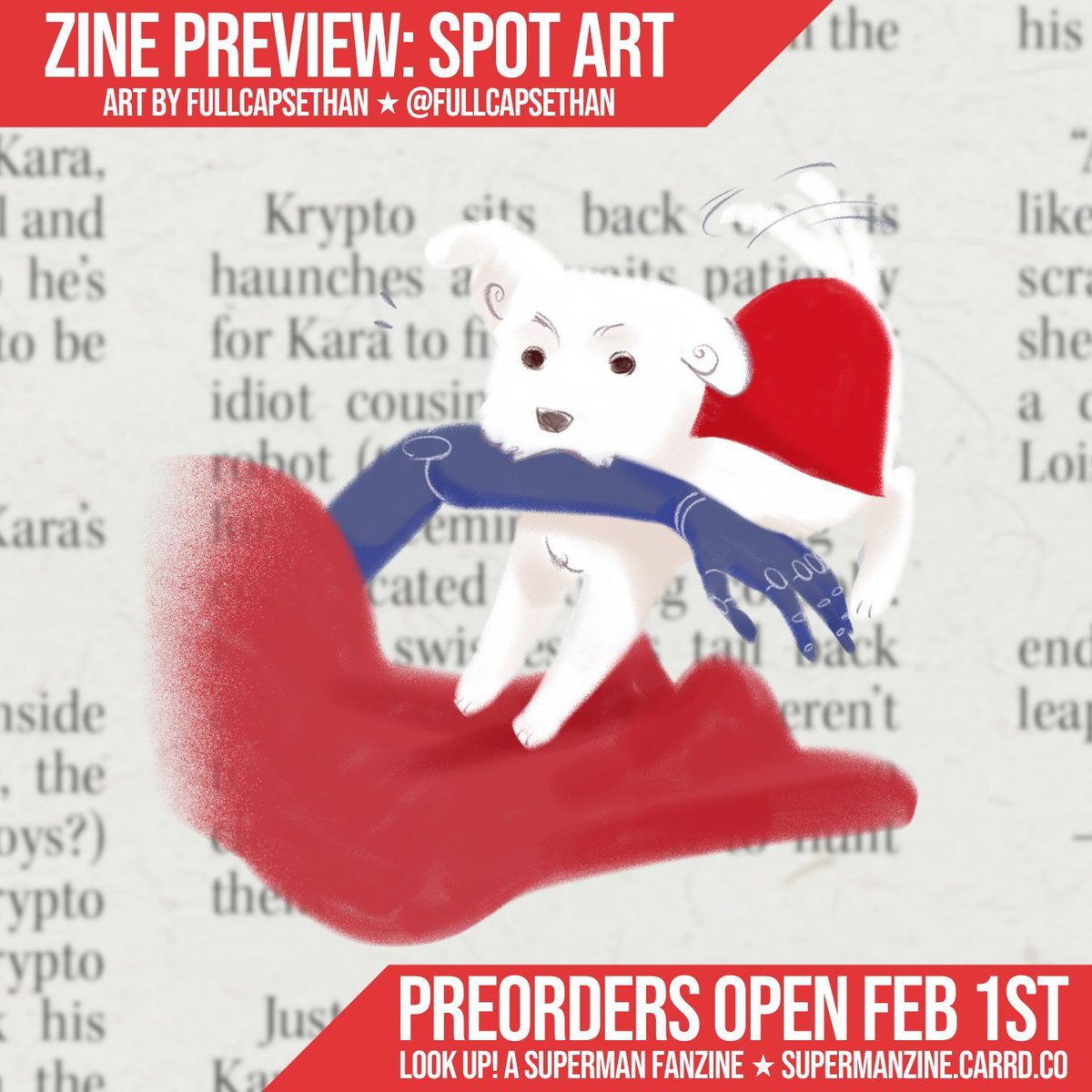Superman_Zine's tweet photo. ZINE PREVIEW ☀️

Page Art
by fullcapsETHAN (@fullcapsETHAN)

Preorders are open until March 6th!
★ https://t.co/by4nXEXaIb ★

#superman #zine #clarkkent #fanzine #dc https://t.co/gqOHGgRyPM