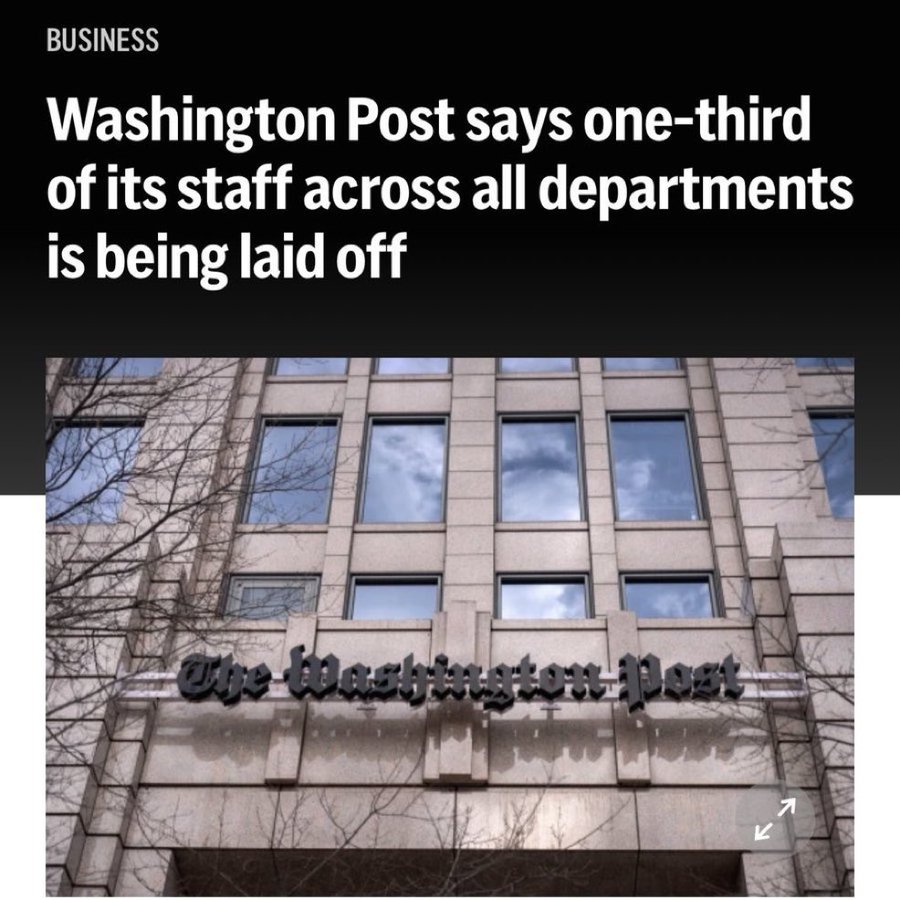 isaacrrr7's tweet photo. ÚLTIMA HORA: El Washington Post despidió a todos sus editores y corresponsales en Medio Oriente, después de que se revelara que todos ellos estaban en la nómina de Qatar.

Todos los medios de comunicación tienen periodistas comprados por Qatar. https://t.co/X7TyaLjLuT