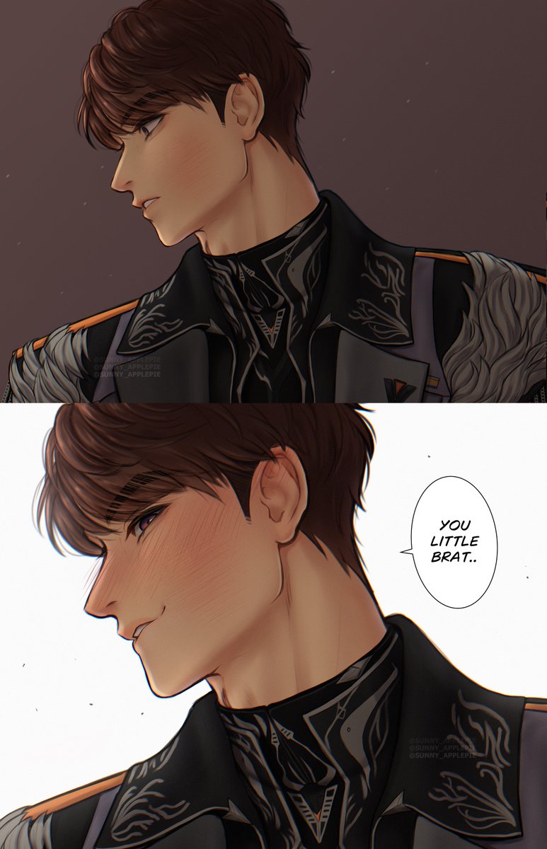 sunny_applepie's tweet image. What happens when you misbehave and slap the High Marshal?🤭🩷 Hes definitely thinking about alllll the ways hes going to punish that little brat standing in front of him.

I'm late but I really wanted to do this trend with him~

#LoveandDeepspace #throneoferos…