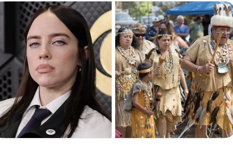 Shutup100000's tweet image. לאחר שבילי אייליש הכריזה בגראמי שאף אחד אינו לא חוקי על אדמה גנובה,
צאצאי שבט טונגווה, דורשים ממנה לפנות את אחוזתה בשווי 14 M$.

משרד עורכי דין בקליפורניה, מציע עצמו פרו בונו לייצגם בהליך:
״הודאתה של אייליש שהיא גרה על אדמה גנובה מעניקה לשבט זכות קיום כבעלים האמיתיים של הנכס." 🤣