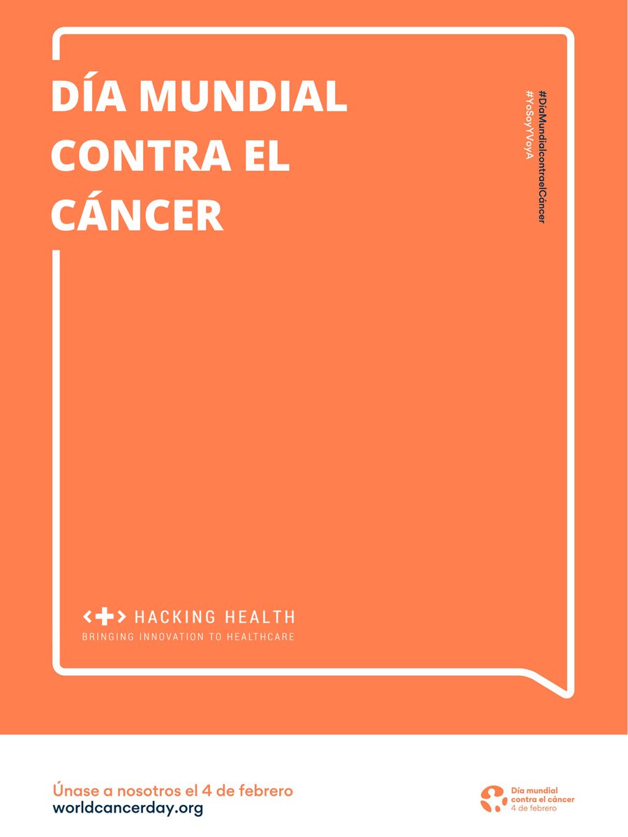 El 04 Febrero se conmemoró el Día Mundial Contra el Cáncer

Más información en: worldcancerday.org/es

#DiaMundialcontraelcancer #WorldCancerday #Yosoyyvoya #HackingHealth #HHMonterrey #Salud #Innovacion #Emprendimiento