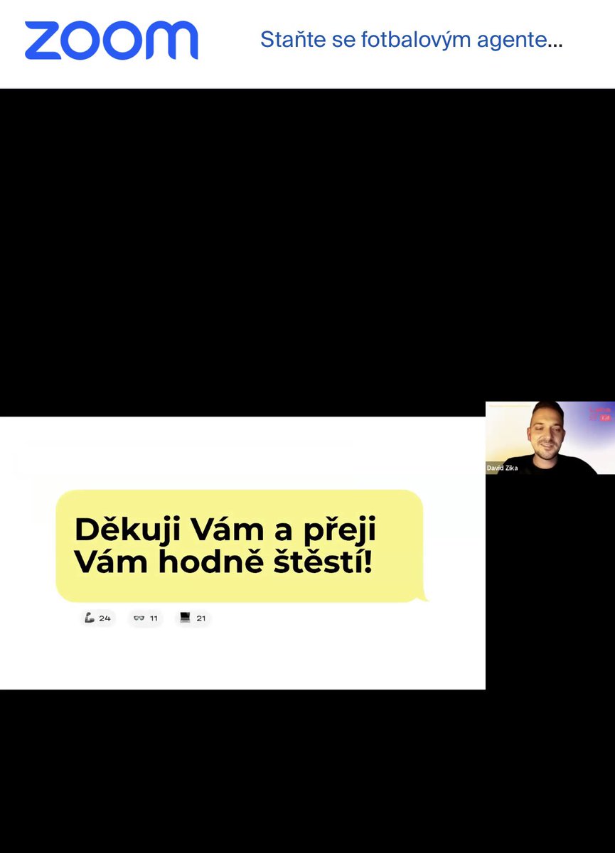 Můj vzdělávací kurz ,,Staňte se fotbalovým agentem" akorát dospěl do svého konce po 12 online lekcích a já si tuto zkušenost velmi užil. Moc děkuji všem svým studentům a především <a href="/LabaCzech/">Laba Czech</a>, že si mě pro tento kurz vybrala.

#laba #labaczech
