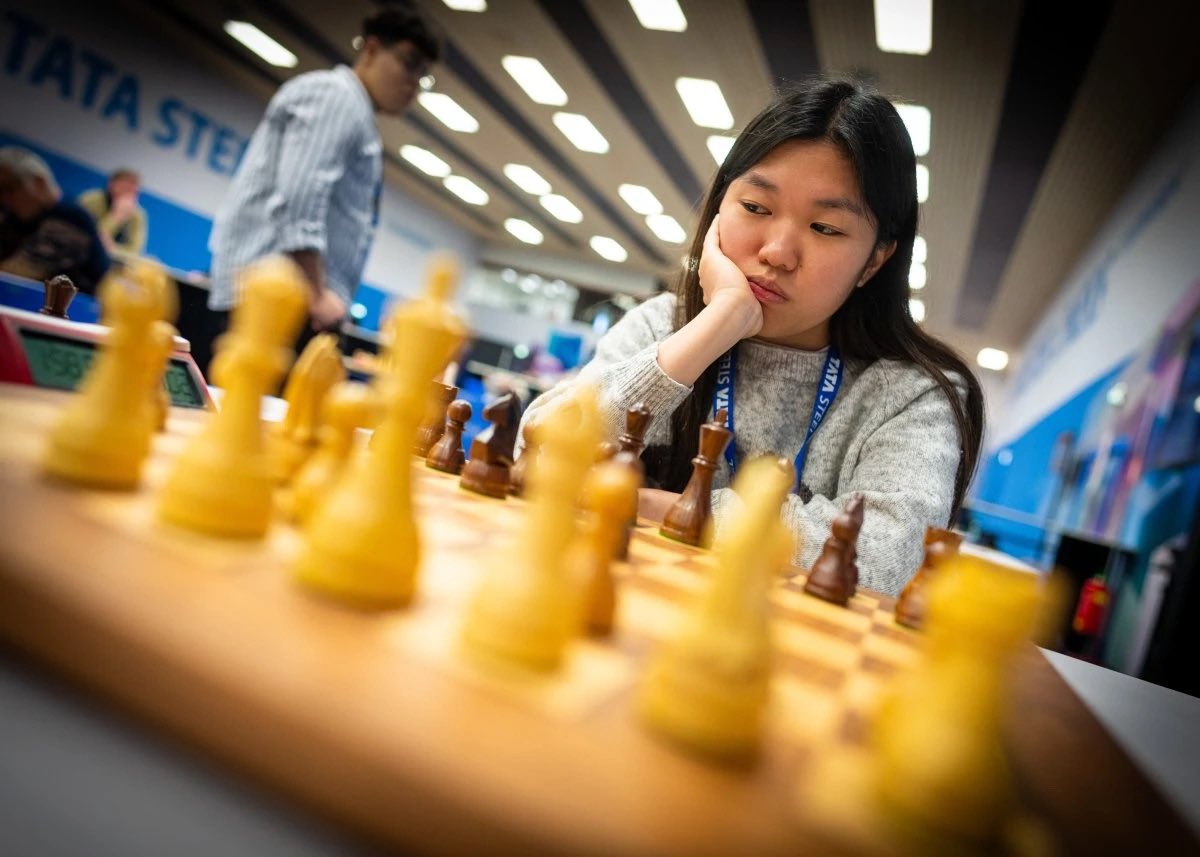 carissayipchess's tweet photo. proud of my play and grateful for the opportunity 💙 @tatasteelchess https://t.co/5svQhDOuV8