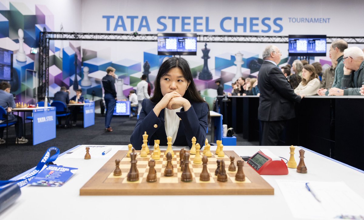 carissayipchess's tweet photo. proud of my play and grateful for the opportunity 💙 @tatasteelchess https://t.co/5svQhDOuV8