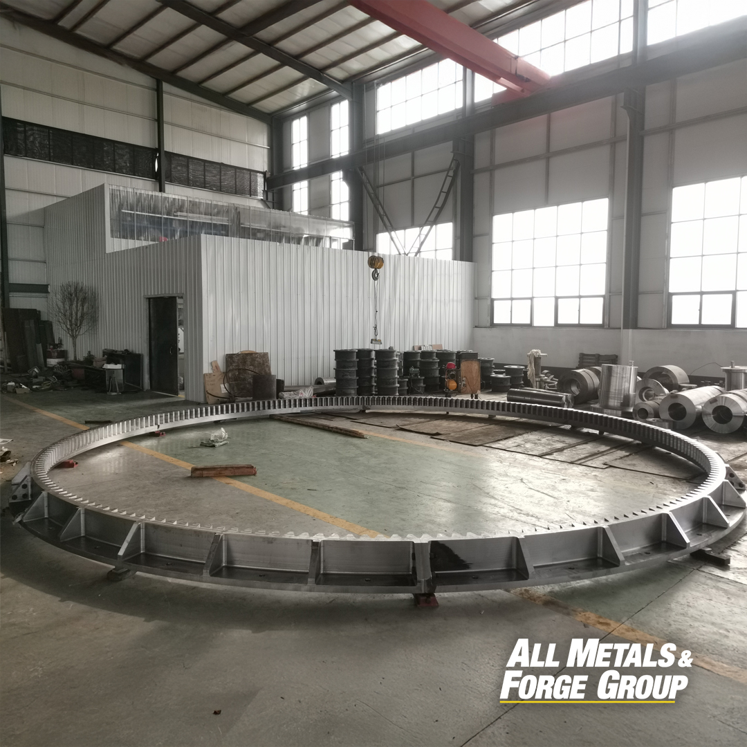 Allmetals_forge's tweet photo. We specialize in producing forged rings with diameters up to 200 inches for steel alloys and up to 80 inches for other metals. 

Save time and money on your next project by contacting one of our forging experts at sales@steelforge.com for a fast quote. https://t.co/PP203Kwlmy
