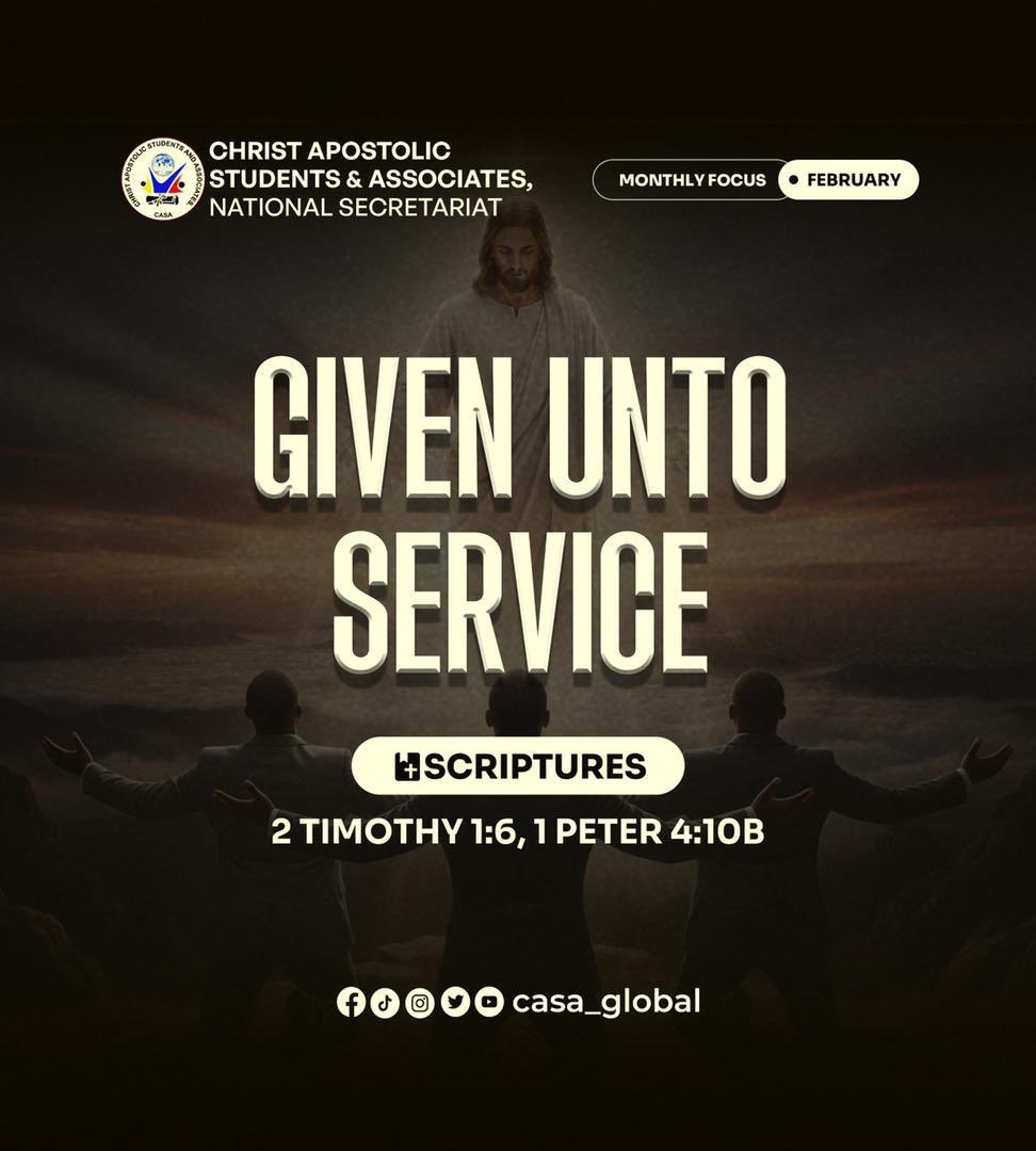 casa_global's tweet photo. We have not been called to comfort, but to service.
Stirring the gift within us as we serve one another with grace and strength.
*February Focus: Given unto service.*π€
#CASAGLOBAL
#CASAMOVE
#CASATAKEOVER https://t.co/xMUjDXrqKz