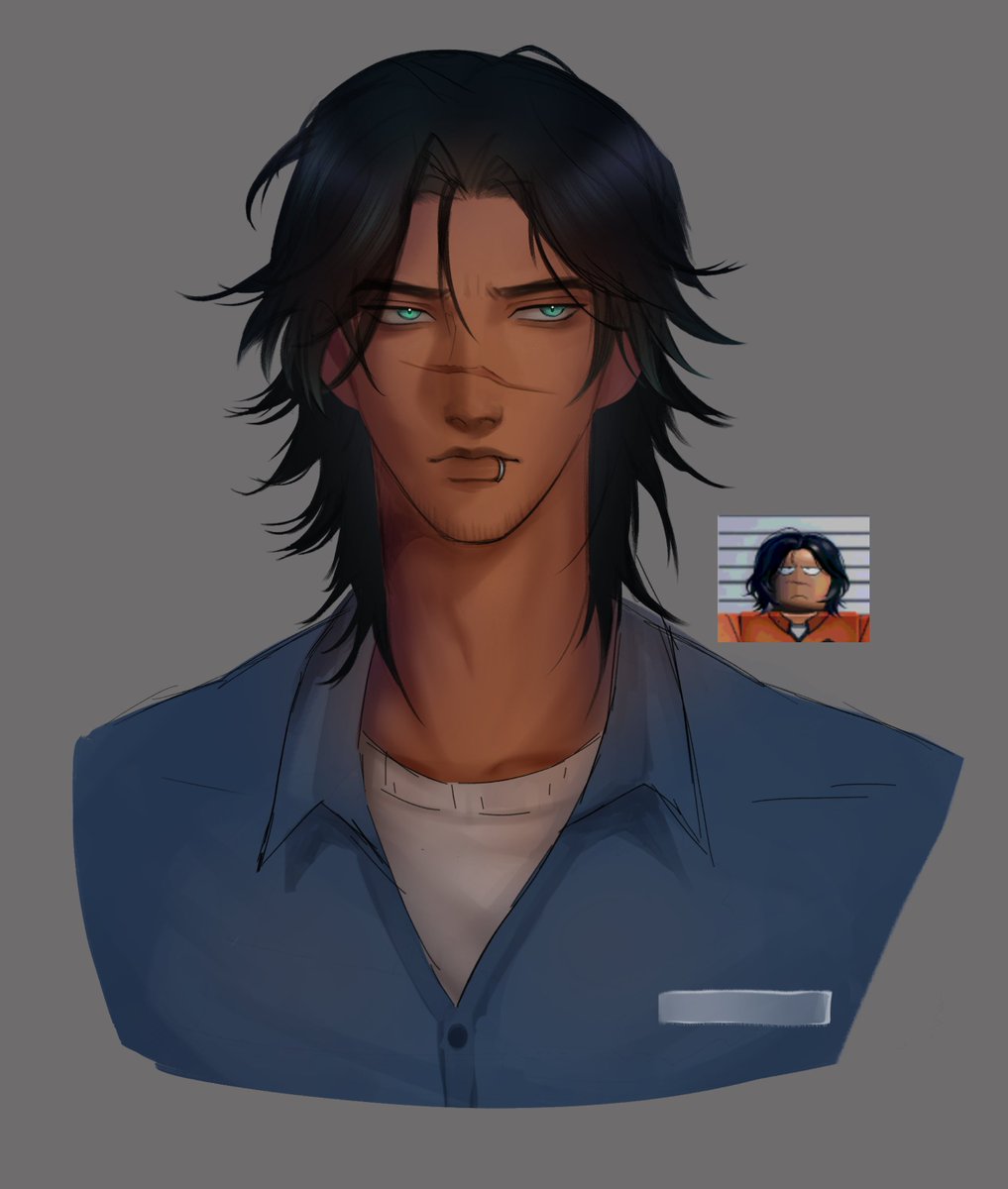 Reposting my #sebastiansolacefanart 
my friend mentioned that yesterday was his birthday🎊🎉 
#Sebastiansolace #Robloxpressure