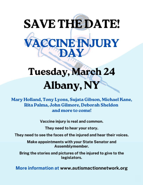 Save the date. Please join us. <a href="/teacher_choice/">Teachers for Choice</a> <a href="/AutismActionNet/">Autism Action Network</a> <a href="/ChildrensHD/">Children’s Health Defense</a> <a href="/CHDTVLive/">CHDTV Live</a>