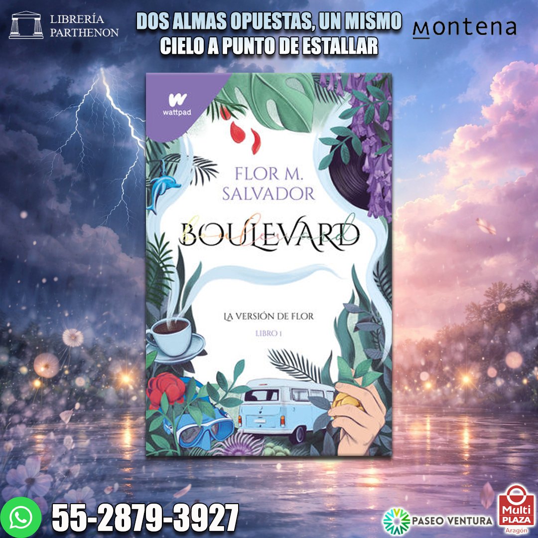 LParthenon11969's tweet image. Él es tormenta. Ella es luz. Juntos, un amor imposible de olvidar. ⚡
#Boulevard #FlorMSalvador #Libro1