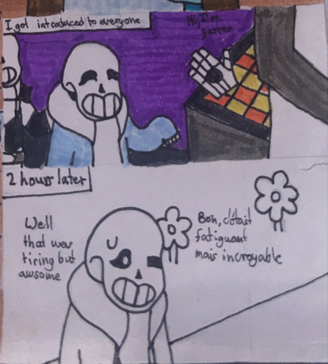 nellestiadraw's tweet photo. Mix!chara ! Why are you being bad  to ???? ! She didn’t mean to do anything ! ( the answer is that everyone talks about her and mix!Chara didn’t liked that since she loves being in the center of attention ) #undertale #undertaleAU #Mixtale https://t.co/WSUSZRQsnE