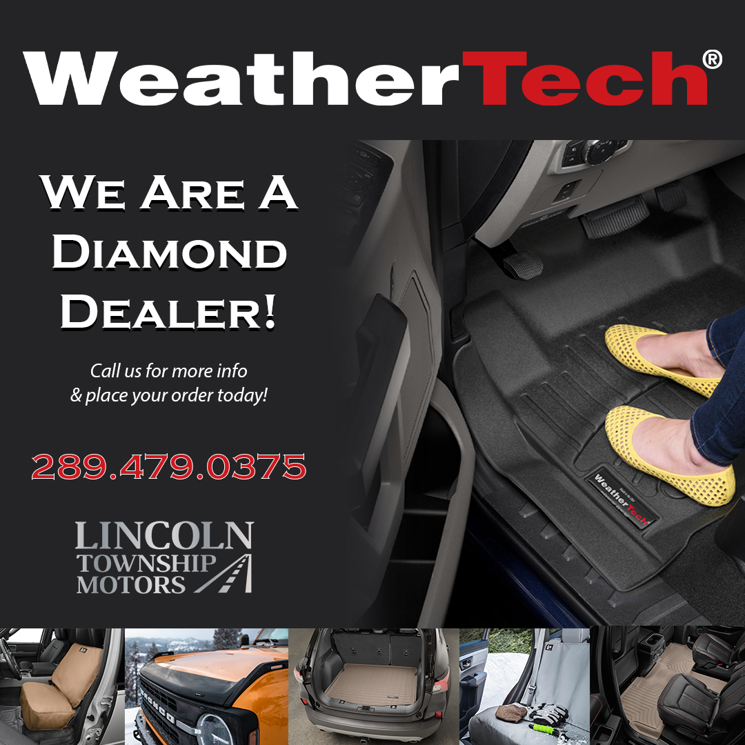 Your interior doesn’t have to suffer this winter!❄️
Snow, slush, salt, &amp; mud don’t stand a chance with #WeatherTech.
Precision-fit and built to protect your vehicle all season long.

Gear up this winter.

 #lincolntownshipmotors #beamsville #carcare #cardetailing #townofgrimsby