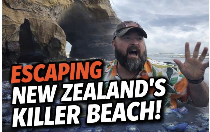 Escaping New Zealand's Killer Beach! youtu.be/INO4z1BBhlo?si… via <a href="/YouTube/">YouTube</a> 

#adventure #newzealand #dangerousplaces #travelvlog #wouldyousurvive
#extremetravel #nztravel #killerbeach #wanderlust #bucketlist
#explorenewzealand #natureiswild #travel #survival #hiddengems