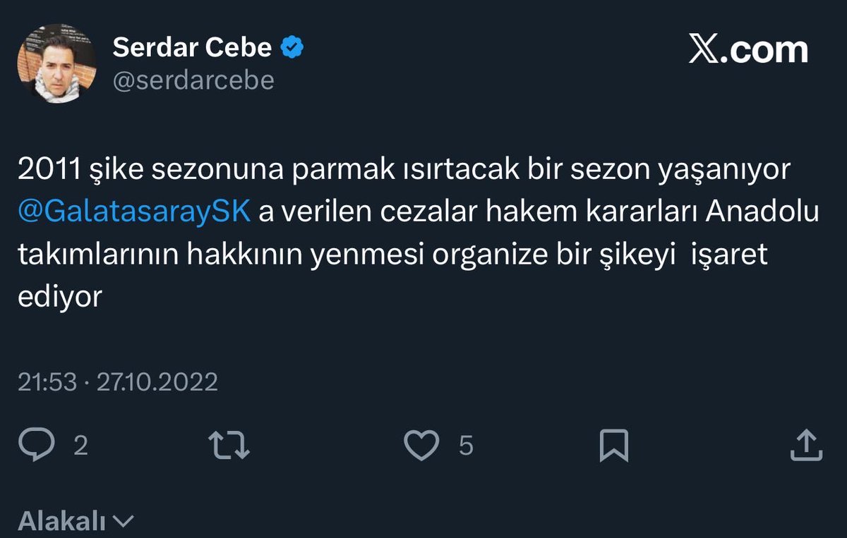 <a href="/thefenerbahce01/">@thefenerbahce01</a> <a href="/szctelevizyonu/">SÖZCÜ Televizyonu</a> bu hadsizliği yapan da 3 temmuz artıklarından biri. attığı twite bakın allah aşkına. sözcü tv'nin yaptığı fenerbahçe düşmanlığı 1 değil 2 değil artık bunlara haddini bildirmeniz gerekiyor <a href="/Fenerbahce/">Fenerbahçe SK</a>