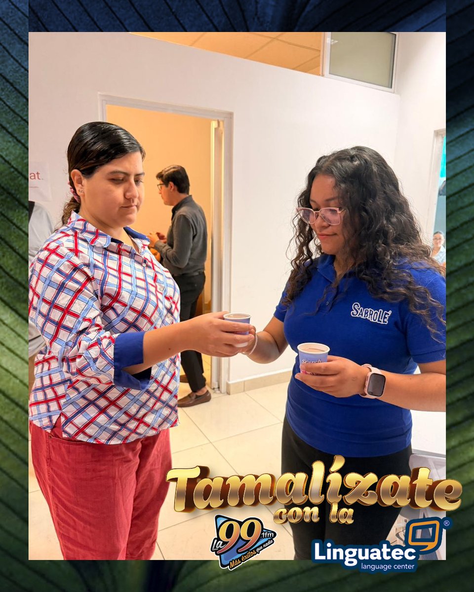 DiariodeMorelos's tweet photo. 🫔😋 Ven y disfruta de los tamales y el buen ambiente
La 99 está presente compartiendo una tarde llena de sabor con #Linguatec.
✨ Pregunta por sus promociones. https://t.co/bPon26ZaoF