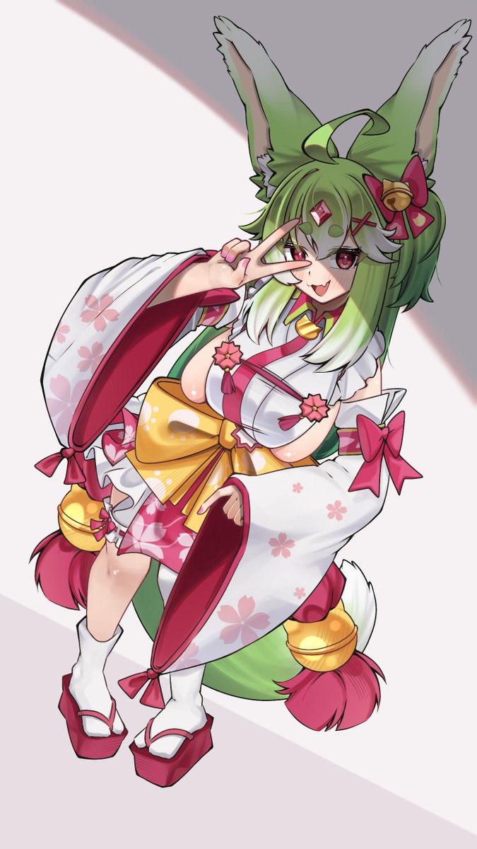 🌸eager to show you her new cosplay🌸

art by the ever wonderful <a href="/Lidzi_art/">Lidzi.</a> 
#ceramake