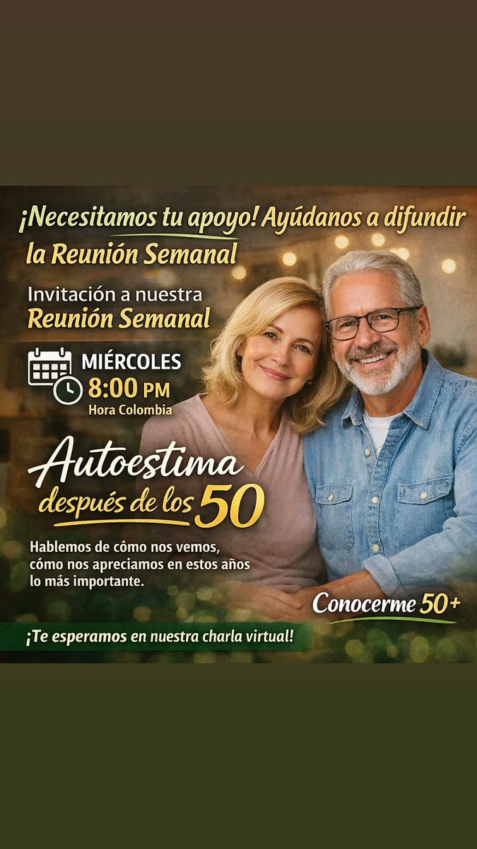 Conocerme 50+ Mauricio Salgado tweet media