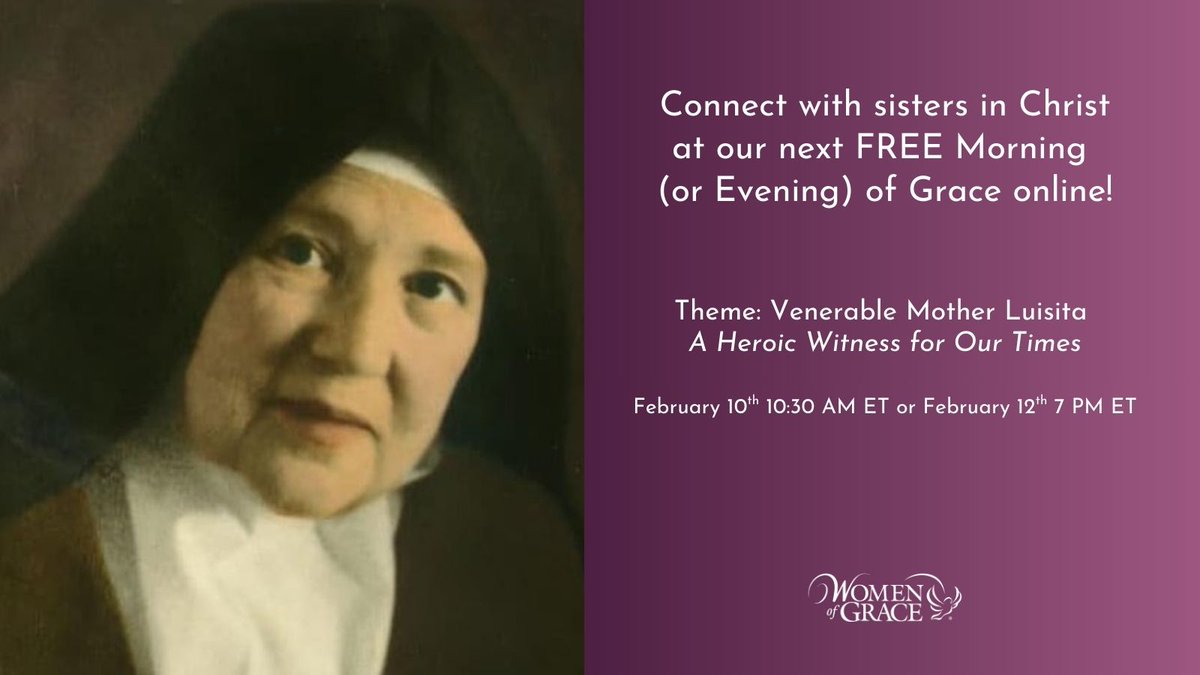 Women of Grace tweet media