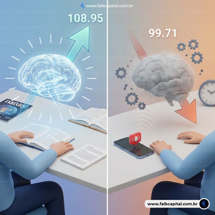 falkcapital's tweet image. Estudo da #Nature aponta que a simples presença do celular na mesa reduz a atenção e a memória, mesmo com o aparelho desligado.

Para recuperar o #foco e a produtividade, a ciência recomenda manter o smartphone em outro ambiente durante o trabalho.

#SaudeMental #Produtividade