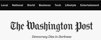 Kathleen_Tyson_'s tweet image. Bezos failed. Think about that. Richest guy on the planet can't run a newspaper. Failed.
'Democracy Dies in Darkness'
The darkness is upon us.