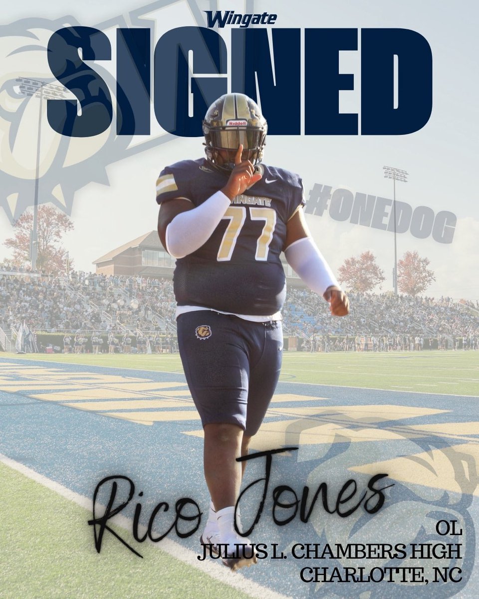 Wingate Bulldogs Football tweet media