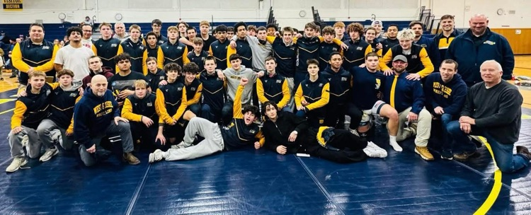 WestGeneseeCSD's tweet photo. Congratulations to our WG Boys Varsity Wrestling team for being the 2026 SCAC Metro League Champion! 💙💛🐾🤼 https://t.co/ONYVOXJzxc