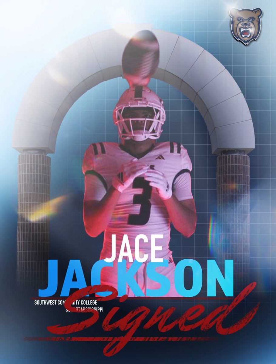 smccfootball's tweet photo. SIGNED ✍️ 

Welcome to the Summit, Jace Jackson.

#BiteDown🐻 | #NSD26 | #MSJUCO https://t.co/ySfHg7ioZn
