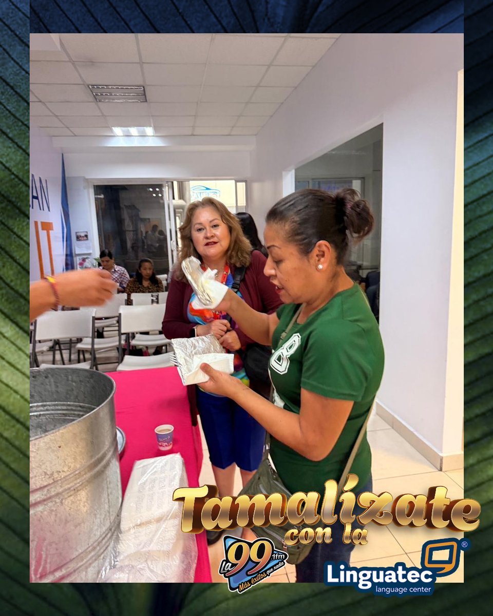 DiariodeMorelos's tweet photo. Tamales, buena vibra y un gran ambiente se viven hoy con La 99 junto a #Linguatec.
Y claro, refrescándonos con Sabrole y Skarch, agua para todos, ideal para acompañar esta tamáliza 🥤 https://t.co/UdeyTT88ba