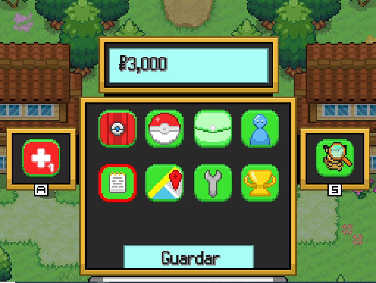 ¡Este será en menú de Pokémon Welkin! 

Nuestro PokeNav tendrá diferentes utilidades, entre las que se encuentran el pokeVial, o el DexNav de ROZA 👀

~🐉☁️