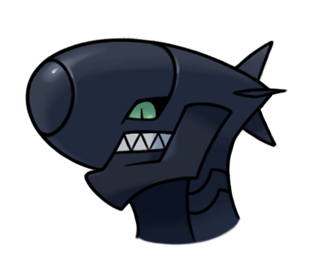 the_omegajojo's tweet photo. Reze Garchomp doodle https://t.co/8TBiXMDhkI
