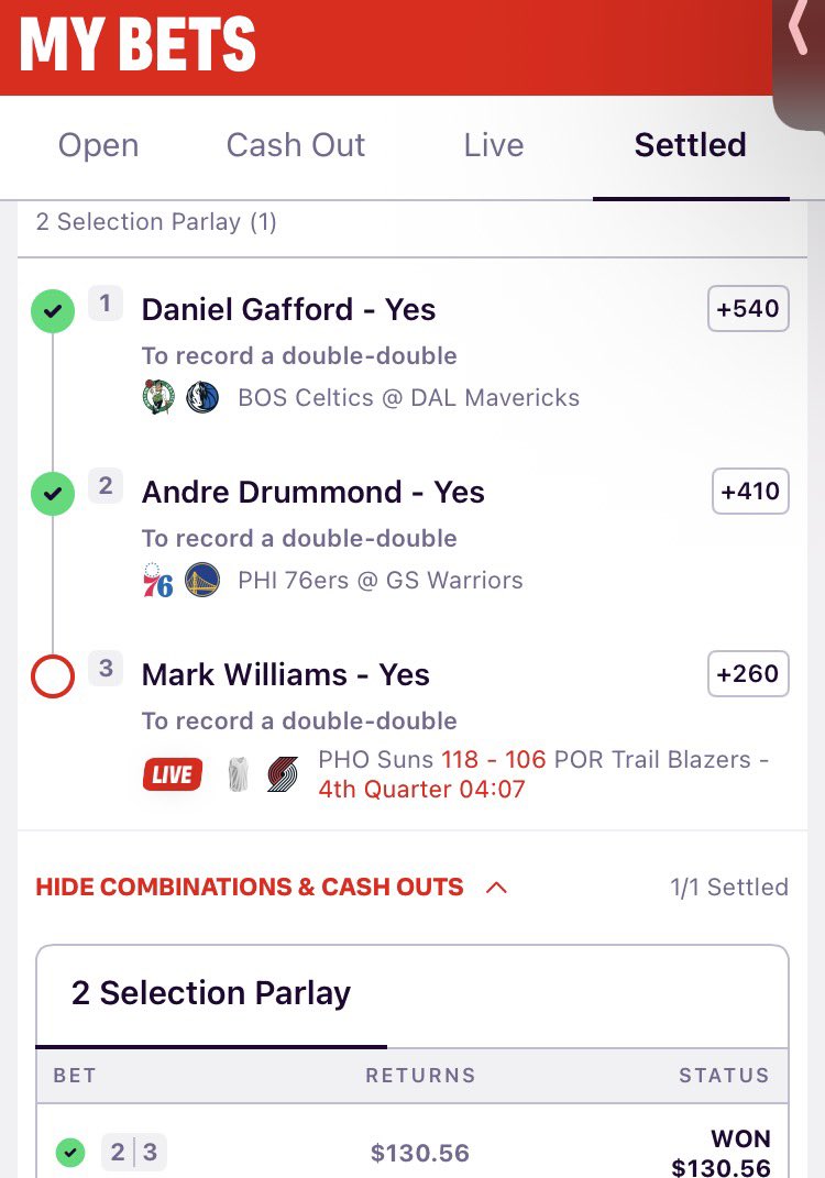 CryptoLoos's tweet image. Back to the basics yesterday, it’s always the ones I don’t post on twitter sorry. Had to get some coin back from Bally bet, always found with @SimpleOddsApp