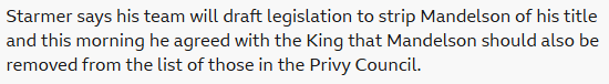 I guess the legislative solution isn't too difficult after all...

Of course, if they're going to do this for Mandelson, they should probably do it for Andrew, too. Last year's fudge seems increasingly untenable.
