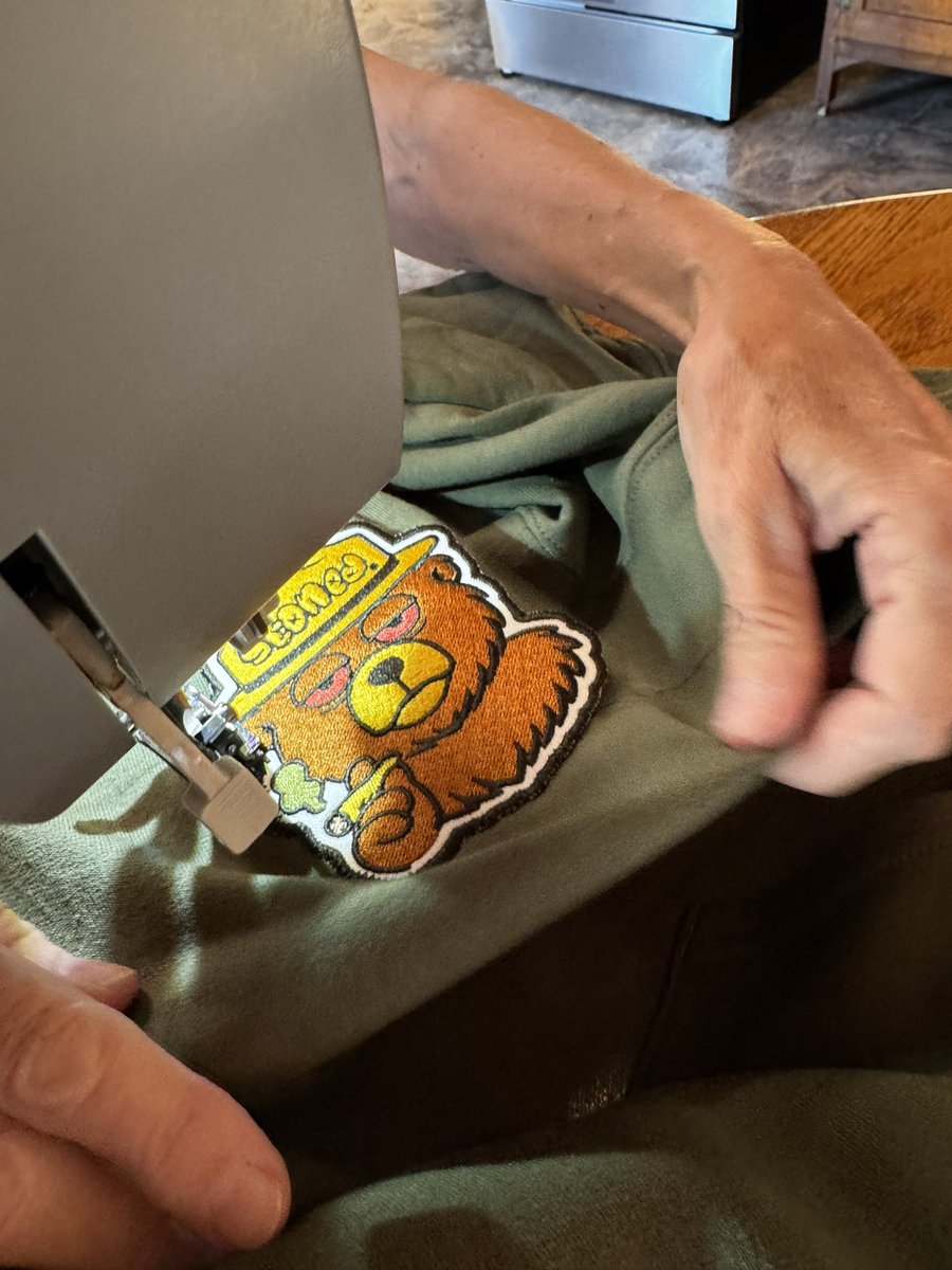 getstonedgear's tweet photo. Stoney The Bear hoodie drops 2/7/26 @ 4:20 PM CST⏰
Olive green • sewn-on Stoney patch🐻💨
First-ever Stoney on Stoned Gear🔥
Very limited🚫 #GetStoned https://t.co/Uj6eGGNk8x