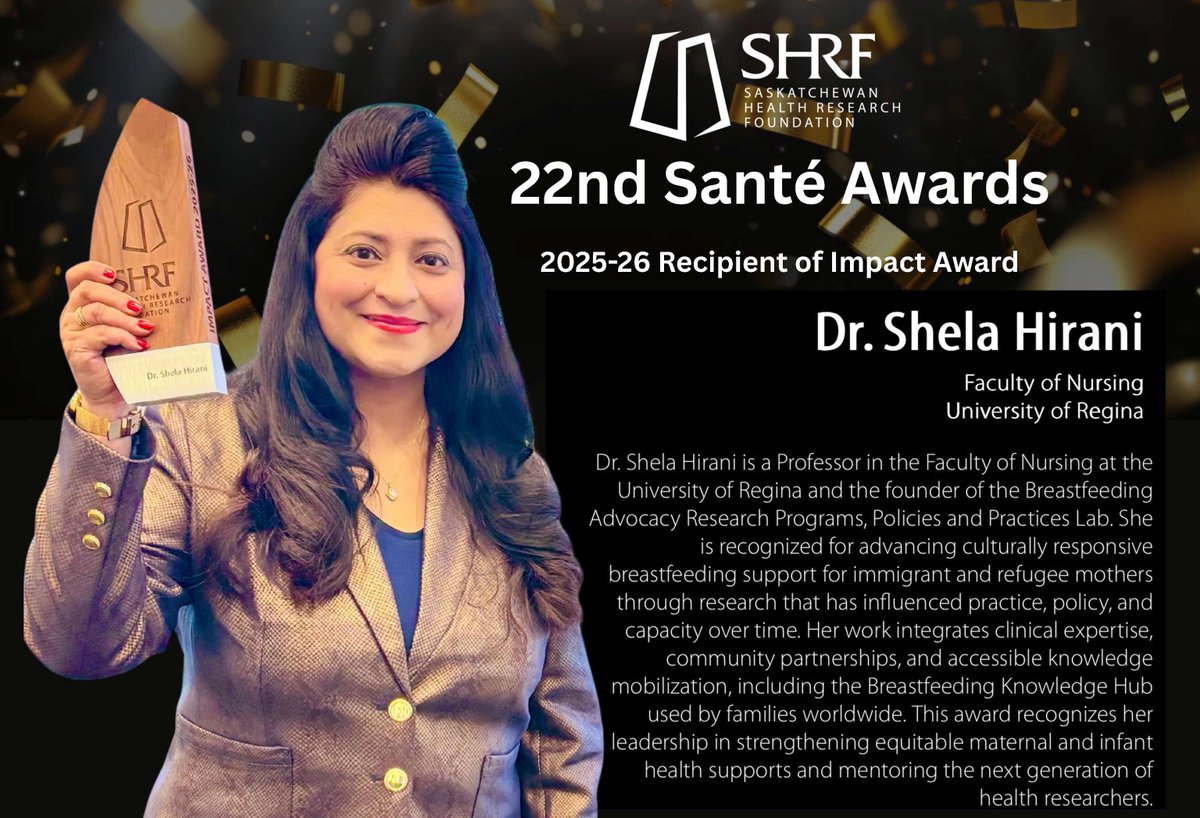 Congratulations Shela!! <a href="/UofRegina/">University of Regina</a>

ow.ly/1unh50Y8Yhr