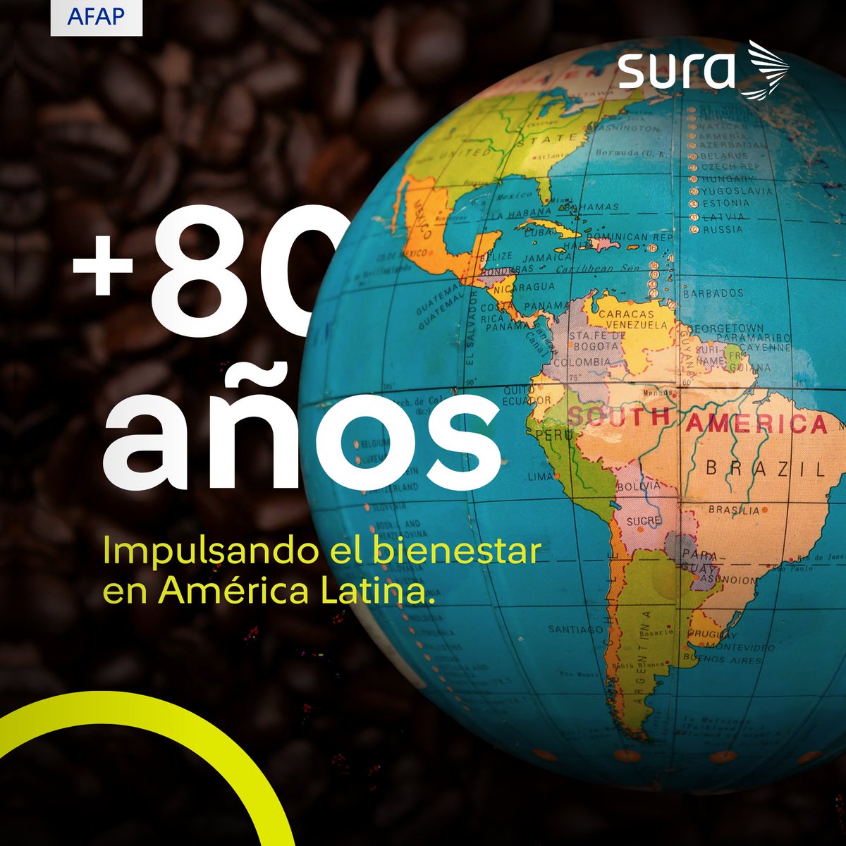 🌎 +80 años de trayectoria de <a href="/GRUPOSURA/">Grupo SURA</a> en América Latina.

Experiencia, solidez y visión a largo plazo que nos respaldan.

👉 Visitá afapsura.com.uy

#AFAPSURA #DondeQuerésEstar