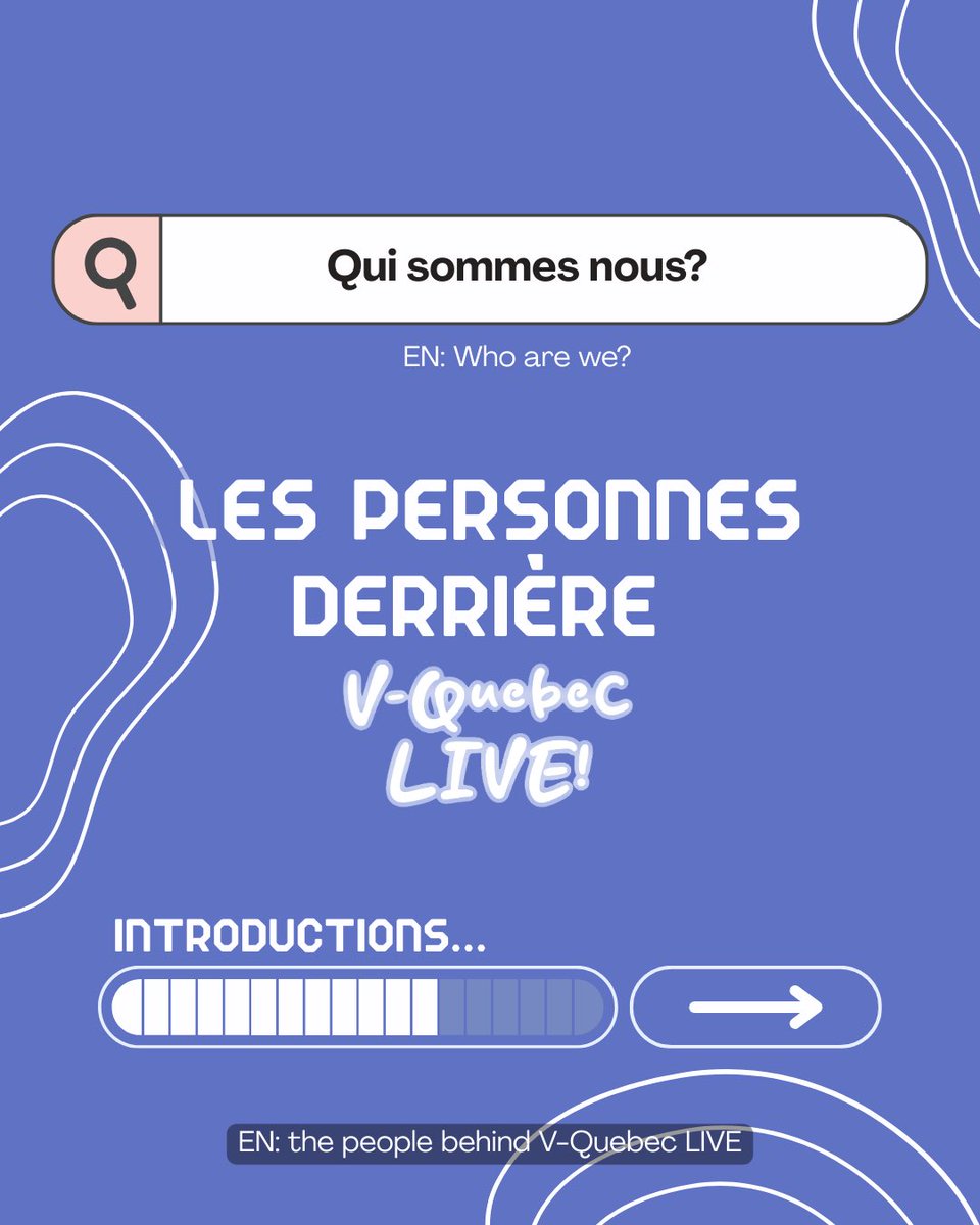 VQuebecLIVE's tweet photo. Enchanté.e! (EN in thread 🧵)
Nous sommes l’équipe de V-Québec LIVE!

Kimeka (elle) – @KimekaCosplay 

Phé (il/iel/elle) – @Daysof_euphoria 

Noa (il/lui) – @heav3n_n_back 

https://t.co/IfwS34oN8S de faire votre rencontre!
Greetings!

#quebec #vquebecLIVE #vtubers https://t.co/pQEvhgzEDw